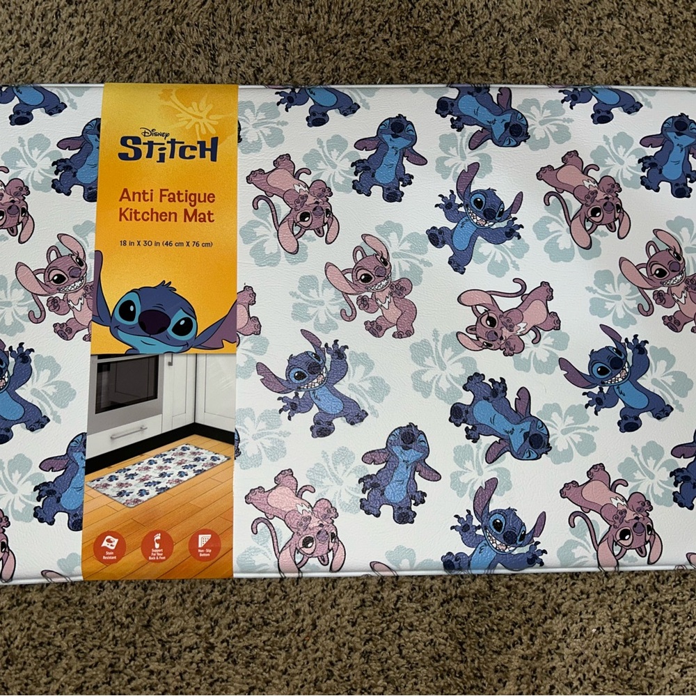 Disney Stitch Anti-Fatigue Kitchen Mat